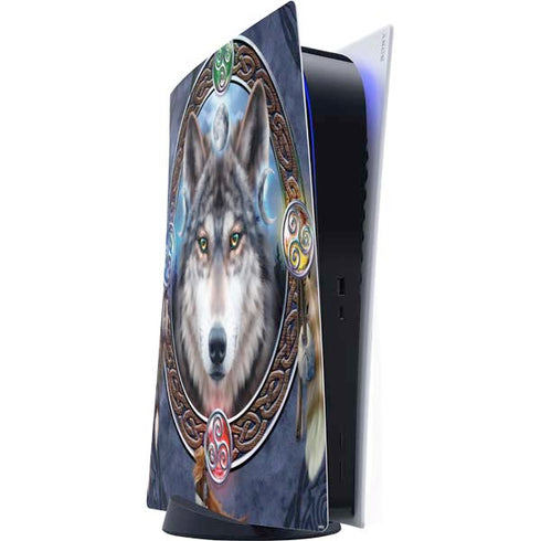 Brigid Ashwood Wolf Symbols PS5 Digital Edition Console Skin